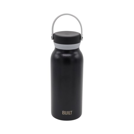 Built 32-Ounce Cascade Double Wall Stainless Steel Water Bottle  32-Ounces  Hammered Nightshade
