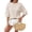 #02Beige, variant on Womens Summer Tops Striped Color Block Short Sleeve T Shirts Oversized Casual Crewneck Tee Black M