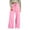 Pink #259, variant on Women's Wide Leg Pants High Waisted Drawstring Elastic Waist Casual Loose Palazzo Solid Color Trousers with Pockets