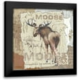 thumbnail image 1 of Phillips, Anita 20x20 Black Modern Framed Museum Art Print Titled - Moose, 1 of 5