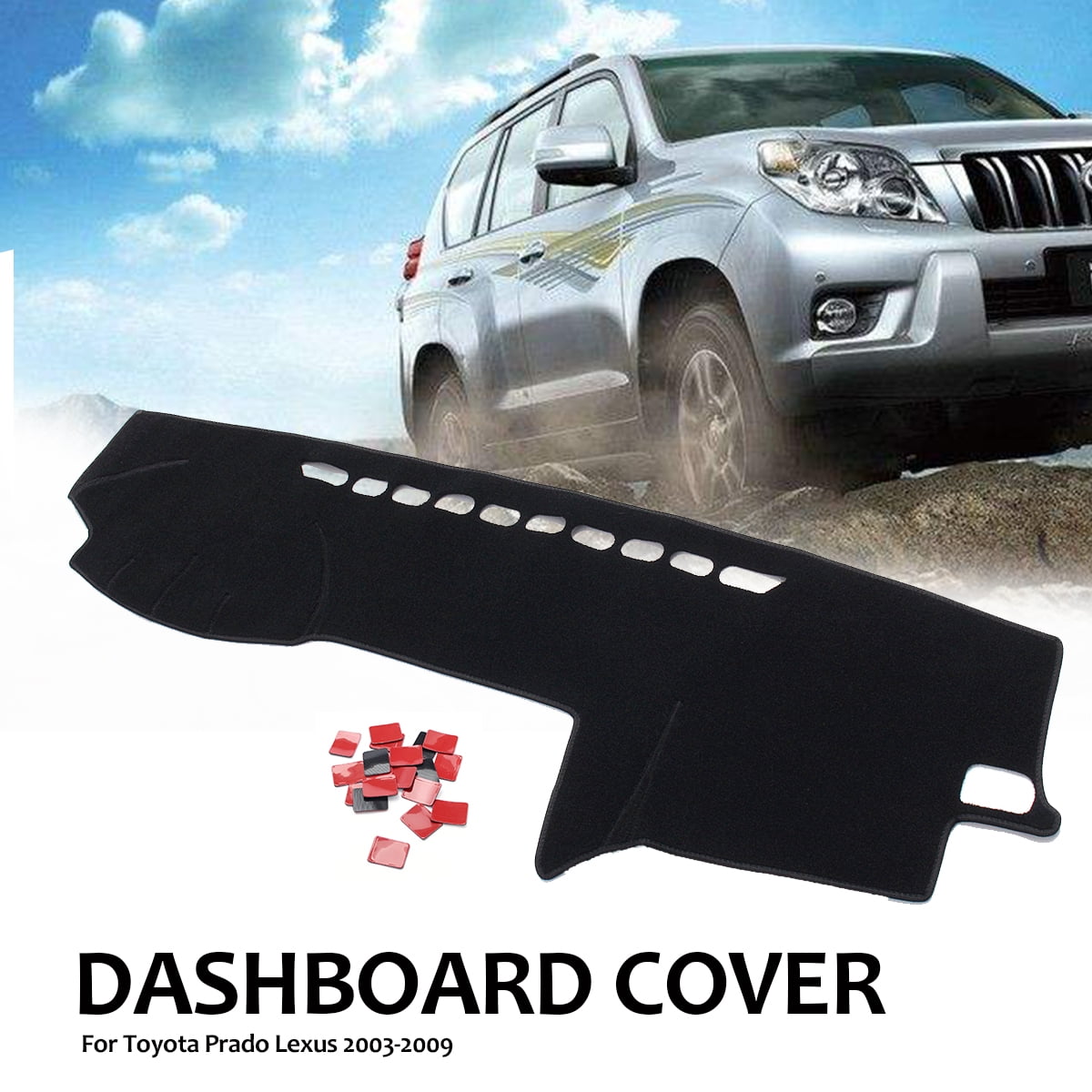 For Toyota Prado Lexus GX470 J120 20032009 Dash Mat Dashboard Cover