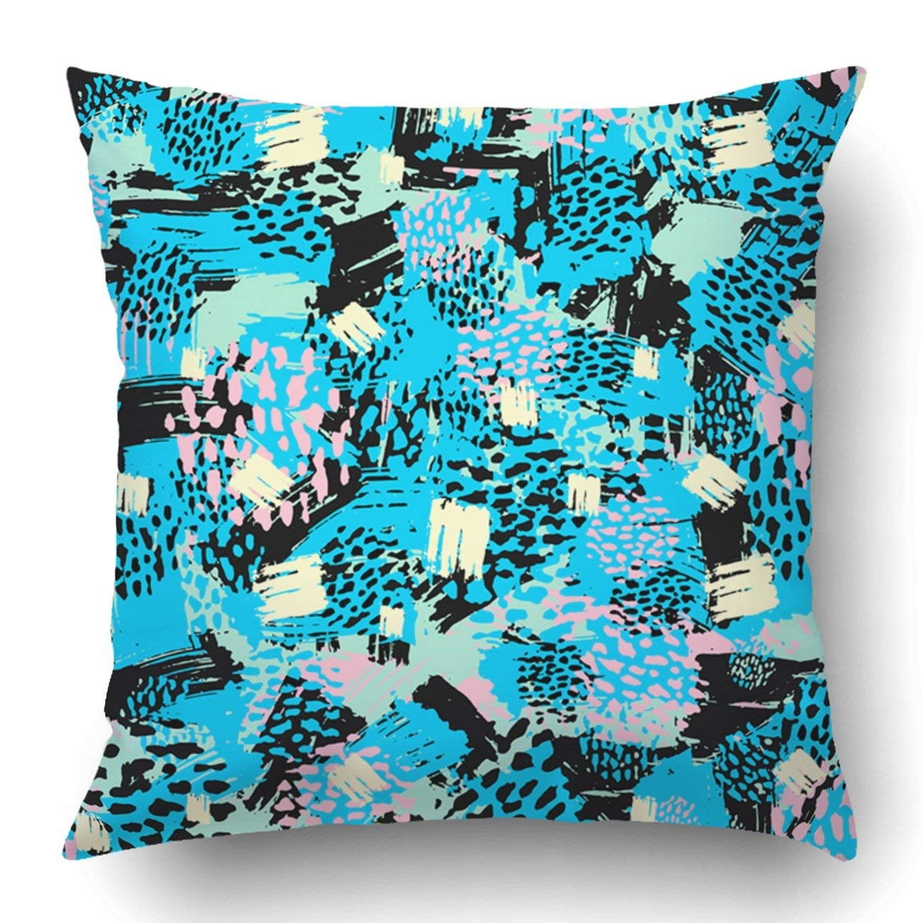 BPBOP Textile Doodle Pattern Grunge Texture Trendy Modern Pillowcase