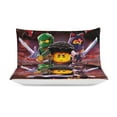 thumbnail image 3 of Thickened Bed Three Piece Set, NinjagoPrinted Soft Bedding Set With Pillow Shams 102"x90", 3 of 8