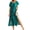 Green, variant on Aayomet Winter Formal Dresses Women's 2023 Casual Long Sleeve Crew Neck High Waist Smocked Flowy Tiered Midi Dress,White XXL