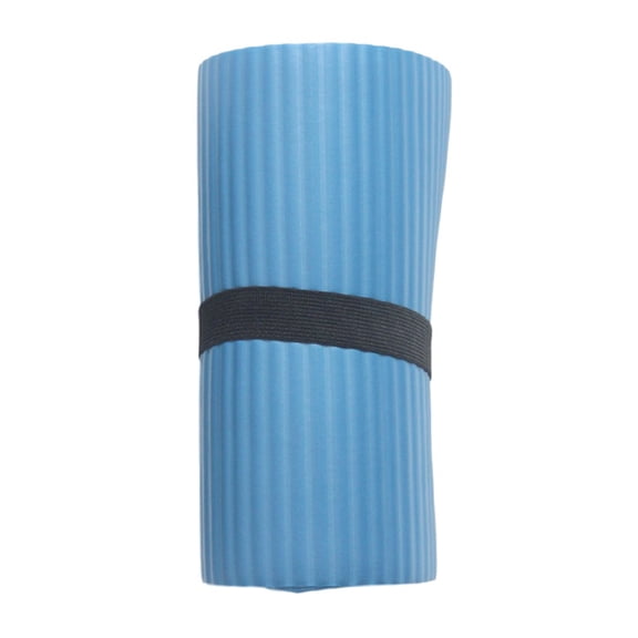 PBIYXQC Exercise & Yoga Mat 23.62inx9.84in, High Density Foam Thick Cushion Anti-Skid Home Fitness Workout Pad Mat Blue