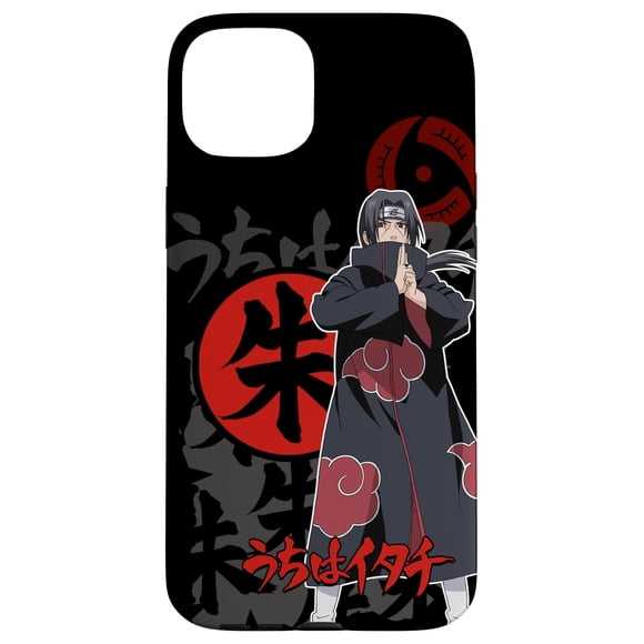 Funda para iPhone 15 Plus de Naruto Itachi, diseño de anime