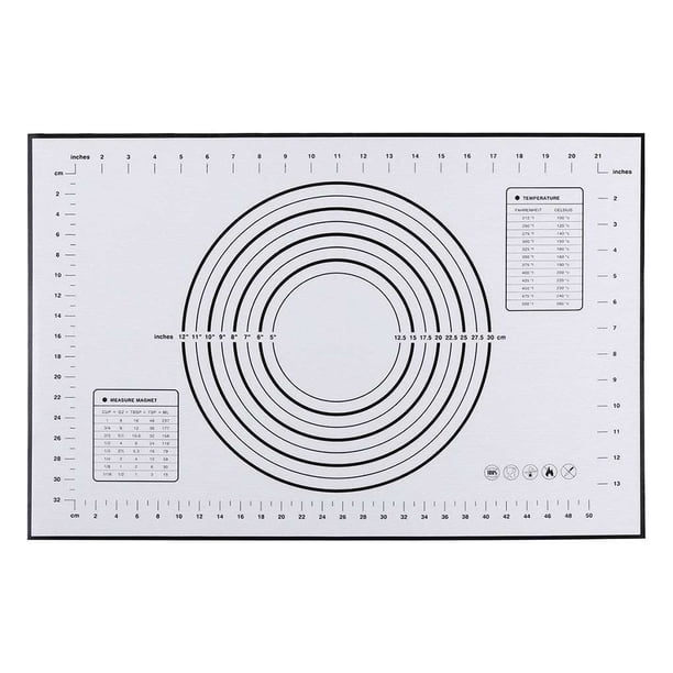 Wosthever Cake Biscuit Pastry Non-stick Silicone Kneading Tool Mat Portable Sheet Pad Accessories Baking Kitchen Rolling Type2 NO2 Wosthever JJ14823-02B