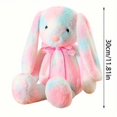 thumbnail image 2 of Longeared Rabbit Doll TieDye Rabbit Plush Lopeared Rabbit Doll Cute Plush Toy Color, 2 of 5