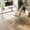 45" x 45", variant on Tempered Glass Chair Mat For Hardwood Floor 45" X Heavy Duty Office Low Pile Carpet 0.2" Thick With 4 Non-slip Pads Smooth Rolling Home &