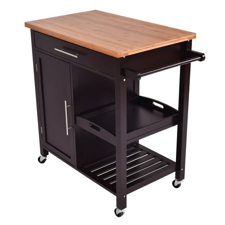 bamboo kitchen island trolley cart walmart com bamboo kitchen island trolley cart walmart com