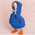 thumbnail image 2 of Magnetic Goose Statue with Interchangeable clothes Outfits - Tabletop Decor Accessory for Porch Display Key Holder Novelty Gift(Blue), 2 of 2