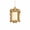 #A, variant on LEVEO Vintage Gold Mini Resin Picture Frames, Antique Small Hanging Photo Frames ,for Home Wedding Decor(#B)