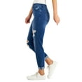 thumbnail image 3 of Style & Co Women's Distressed Boyfriend Jeans Blue Size 12, 3 of 3
