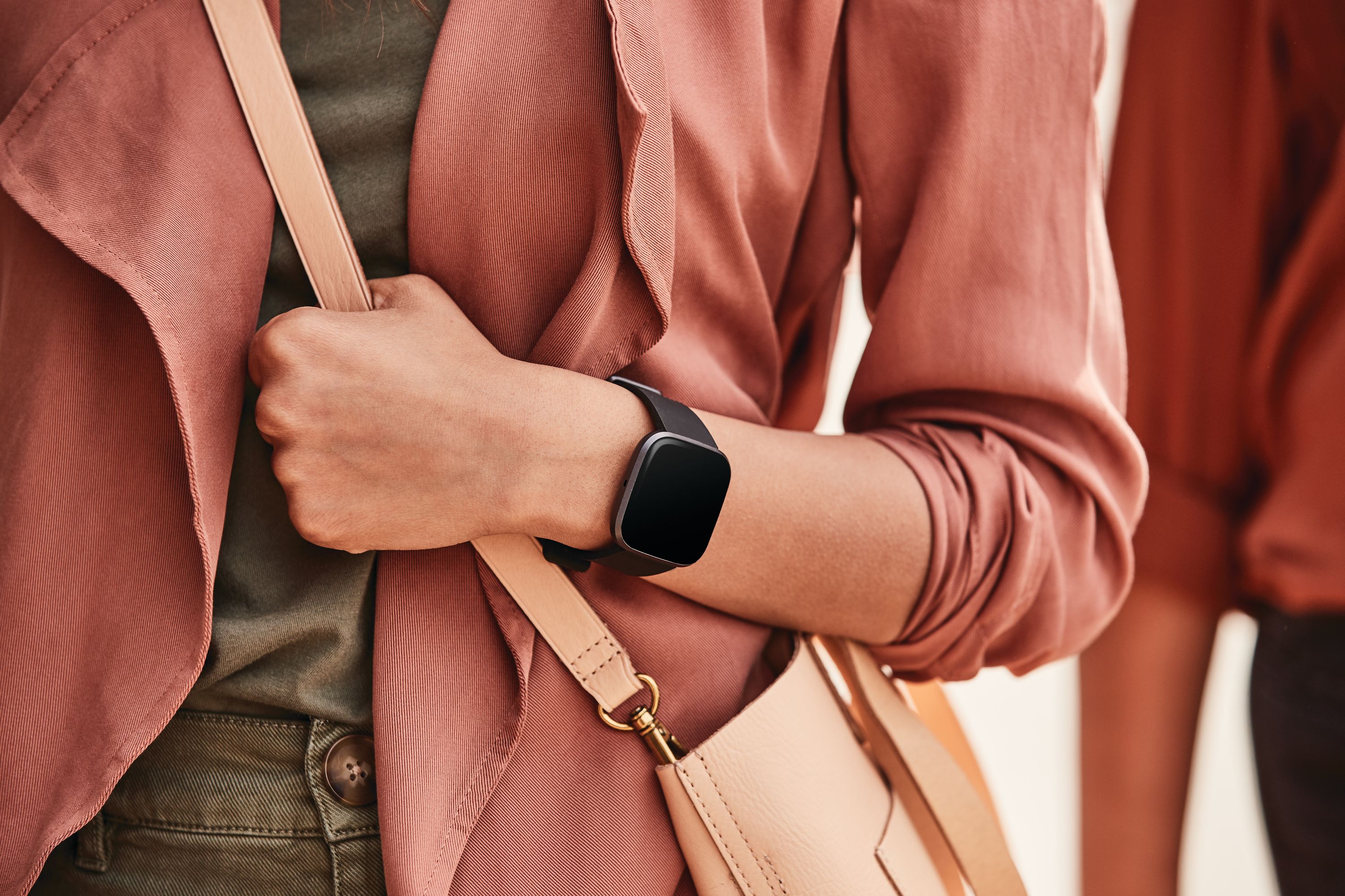 Fitbit Versa 2 Health & Fitness Smartwatch - Black/Carbon Aluminum - image 3 of 6