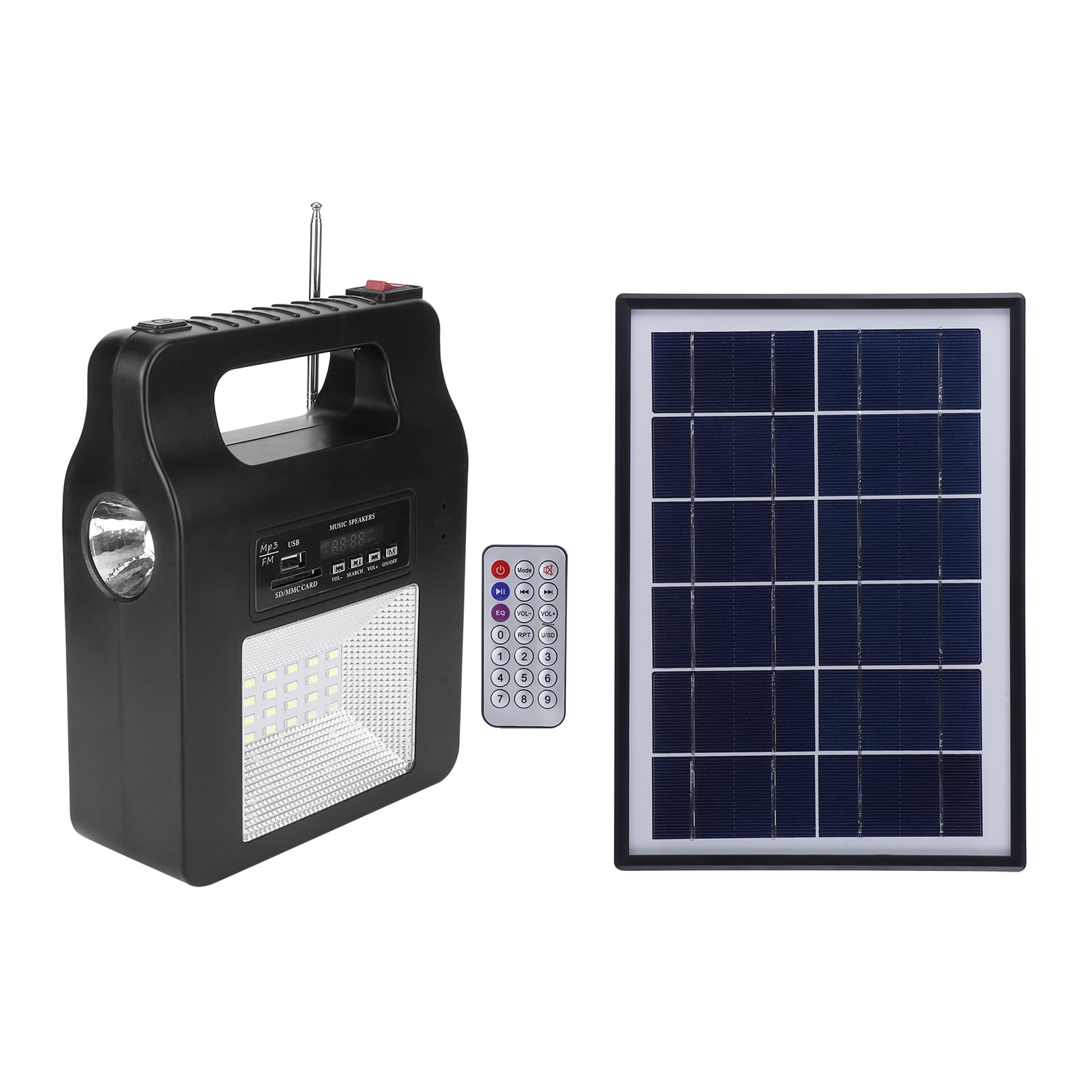 Solar Panel, Solar Generator, Charger Multi-function With Speaker Portable Convinient Solar For Indoor Outdoor Lighting Area Without Electricity - Walmart.com