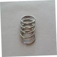 thumbnail image 3 of Homoyoyo 12Ud Anillos Para Llaves De Acero Inoxidable Duraderos Para Uso Diario Color Plata, 3 of 8