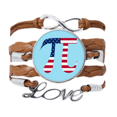 thumbnail image 1 of de Estados Unidos Pulsera de cuero Negro trenzado pulsera de cuerda de amor Unbranded M, 1 of 3