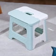 thumbnail image 2 of Folding Step Stools for Kids and Adults, Portable Foldable Step Stool for Toddlers, Plastic Small Collapsible Stepping Stools with Handle for Kitchen Bathroom, 2 of 6