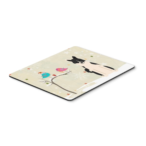 Christmas Presents between Friends Russo-European Laika Spitz Mouse Pad Hot Pad or Trivet