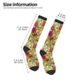 thumbnail image 5 of Easygdp Bright Mushrooms Soccer Socks Sport Knee High Socks Calf Compression Athletic Socks for Men and Women, 5 of 9
