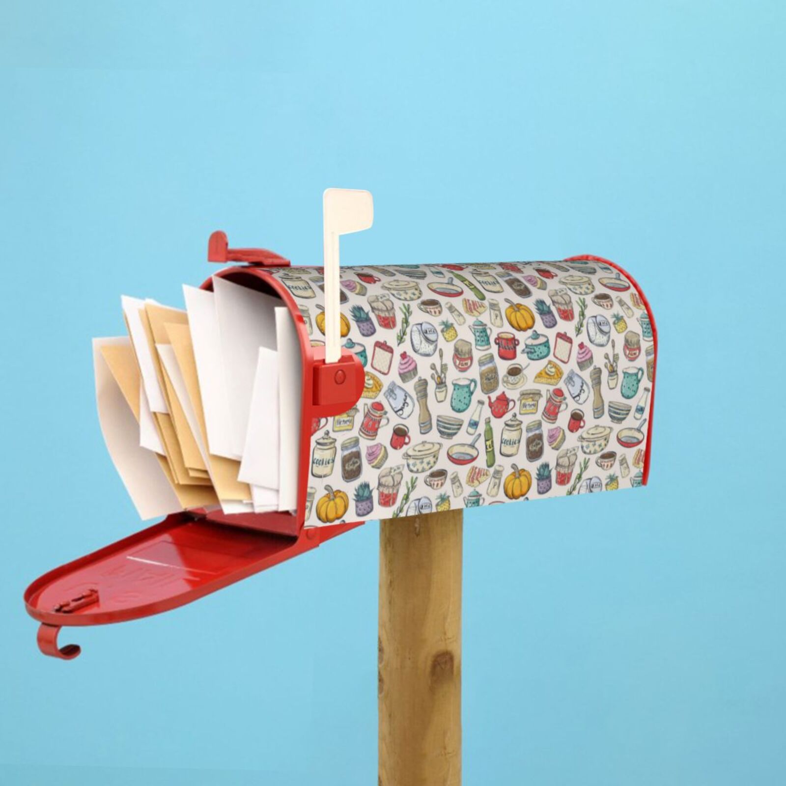 Kdxio Magnetic Mailbox Cover 25.5x21 in Mailbox Cover Outdoor Decoration Holiday Mailbox Covers for Home Garden Yard-25.5x21 in