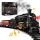 thumbnail image 1 of Set de Tren Hot Bee de Aleación con Humo, Luces y Sonido para Niños, 1 of 7