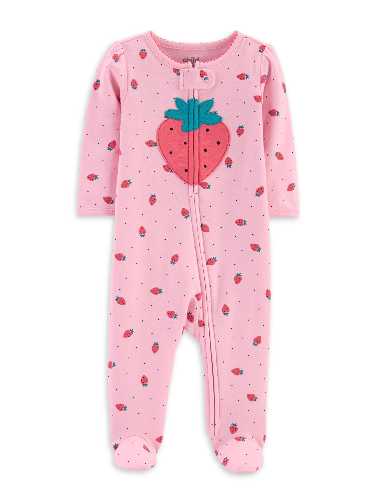 carter's strawberry sleeper