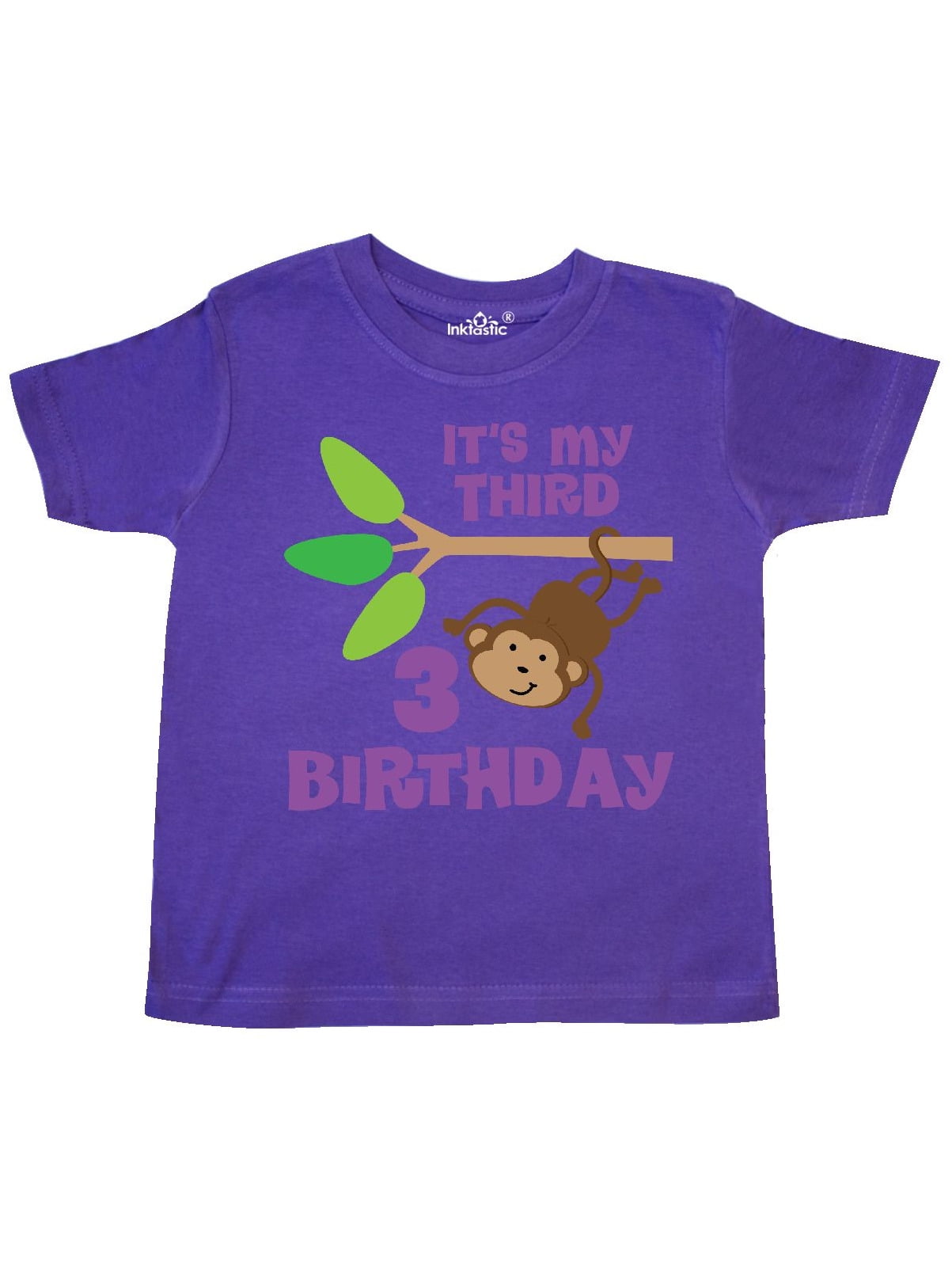 inktastic Third Birthday Mermaid Toddler T-Shirt