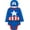 Blue, variant on Marvel Baby Boys' Spiderman or Captain America Long Sleeve Bodysuit with Hat, Sizes 0-9 Months