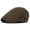 Dark Khaki, variant on Men Casual Classic Solid Color Flat Cabbie Newsboy Ivy Hat Cotton Sun Beret Cap