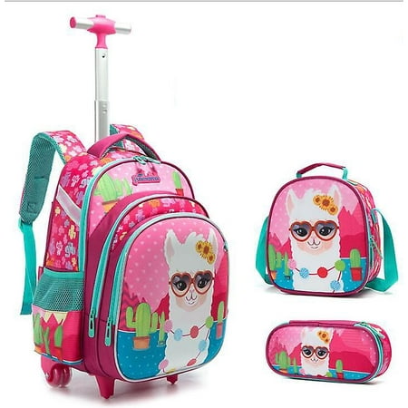 Jasmine School Trolley Bag Set 3pcs/ Set Kids School Trolley Backpack ...