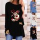 thumbnail image 5 of Pntutb Mujeres Casual Navidad Sudaderas Manga Larga Invierno Otoño tops Cozy Pullover Suéter Camisas Tee Blusa Pntutb Pntutb-7030, 5 of 6