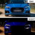 thumbnail image 4 of 4 Pcs 5.7'' Flame Reflective Sticker for Car Vinyl Racing Sports Flame Stripe Decal for Golf Cart Off-Road Vehicles Motorcycles Bike(Gradient), 4 of 4