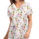 thumbnail image 1 of Pntutb Mujeres Plue Tamaño Animal Print Casual Manga corta Cuello en V Carer top Pntutb Pntutb-893, 1 of 5