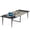 Gray Black, variant on Fnova 94.48" Conference Table with Cable Grommets, Large Boat-Shaped Meeting Room Table with Sturdy Metal Legs, Multi-Purpose Executive Desk for Office, Boardroom & Collaborative Workspaces