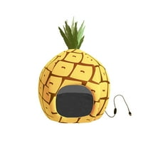 Darzheoy Heated Cat Houses, USB Plug-in Heated Cats Litter Winter Cotton Fleece Warm USB Electric Heated Pet Litter Dog Kennel House Winter Cats House