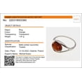 thumbnail image 3 of Sterling Silver and Baltic Honey  Amber Ring, 3 of 6