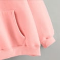 thumbnail image 5 of Bibifish Womens Hoodies Bunny Ear Hood Design Drawstring Detail With Pocket Relaxed Fit Casual Loungewear Parties Adorable Cute Daily Wear Hoodies, 5 of 5