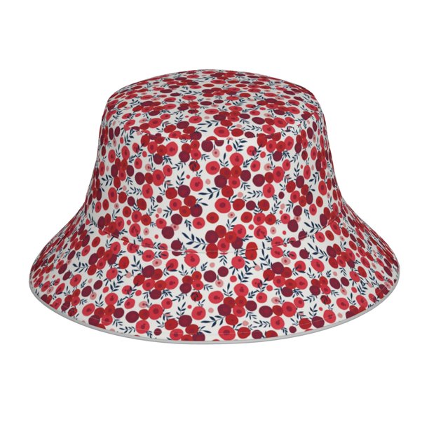 Balery Red Hawthorn Sombreros para el sol para hombre y mujer, sombrero de pescador con UPF 50+