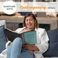 thumbnail image 6 of Teal Faux Leather Bible Cover for Women  Inspirational Serenity Prayer  Zippered Case for Bible or Book with Handle Christian Art Gifts, 6 of 7