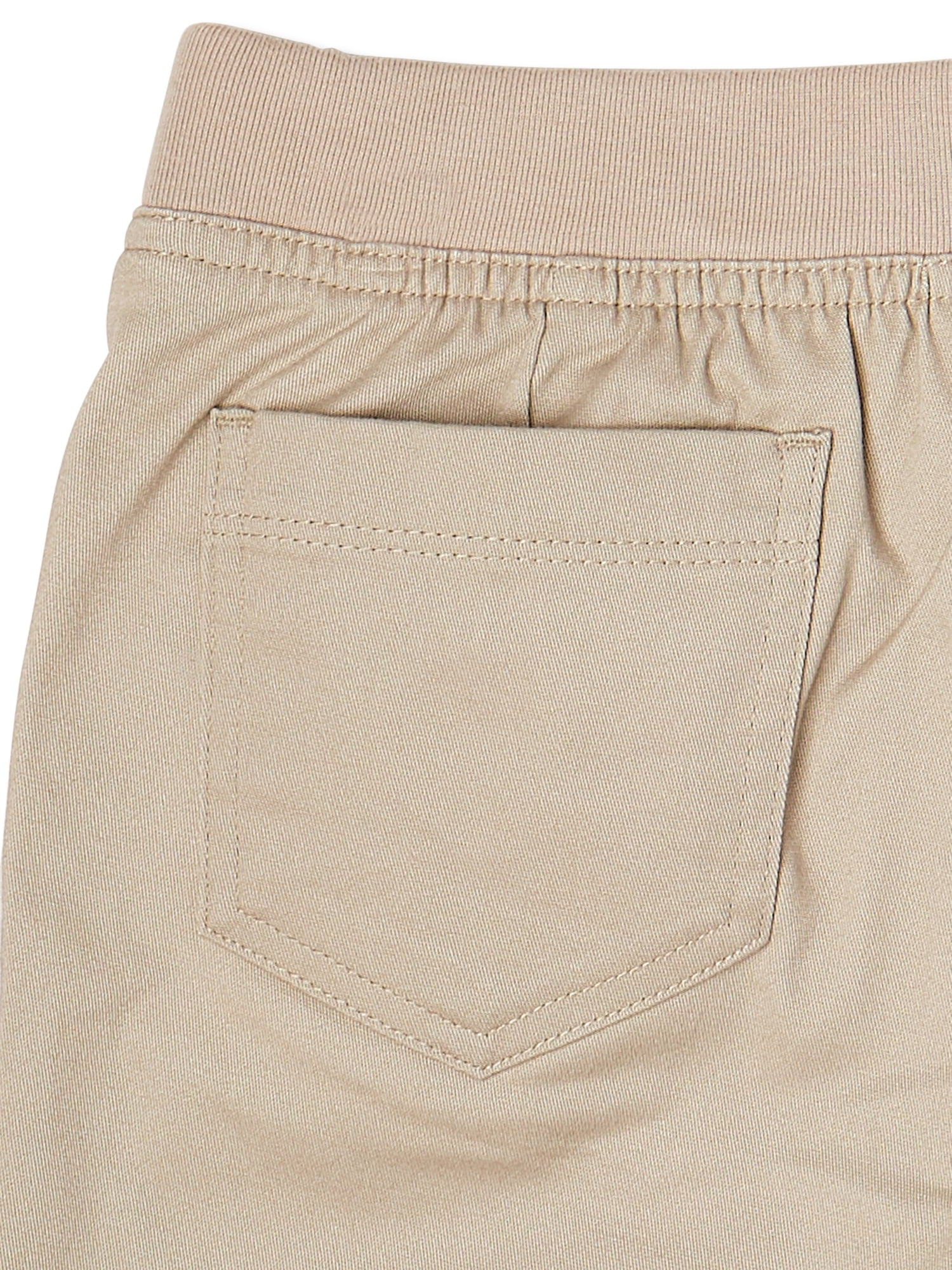Wonder Nation Girls School Uniform Pull On Shorts, Sizes 4-16