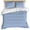 Blue, variant on 3 Piece Pure Olive Green Duvet Cover Set Queen Size, Microfiber Comforter/Quilt Cover with Corner Ties and 2 Pillowcases, Simple Solid Color All Season Soft Bedding with Zipper Closure