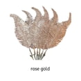 thumbnail image 3 of Naiovety 6 piezas de adornos de plumas con clip para árbol de Navidad, decoración DIY, accesorios de vacaciones, accesorios para el hogar y la Kits de decoración para fiestas Oro rosa, 3 of 6
