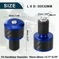 thumbnail image 6 of Unique Bargains 2 Pcs Motorcycle Handlebar End Plug Aluminum Alloy 7/8" 22mm Fashionable Blue, 6 of 6