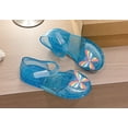 thumbnail image 5 of SGMVNU Little Girls Jelly Sandals Closed Toe Soft Rubber Sole Water Beach Shoes Summer Mary Jane Kids Princess Dress Flat, Size 4.5-5 Years, Blue, 5 of 7