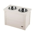 thumbnail image 4 of New Age Pet® ECOFLEX® Piedmont Elevated Dog Feeder, Two 32 ounce Bowl Design and Storage, 4 of 12