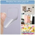 thumbnail image 3 of TONAIN Double Sided Clear Removable Tape with Storage Box, Traceless Washable Clear Removable Grip Tape for Photo Walls, Poster, Couples,, 3 of 7