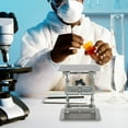thumbnail image 2 of Scientific Lab Jack-100 x 100mm Stainless Steel Lab Stand Table Rack Scissor Lab-Lift Lifter for Science Experiment, 2 of 5