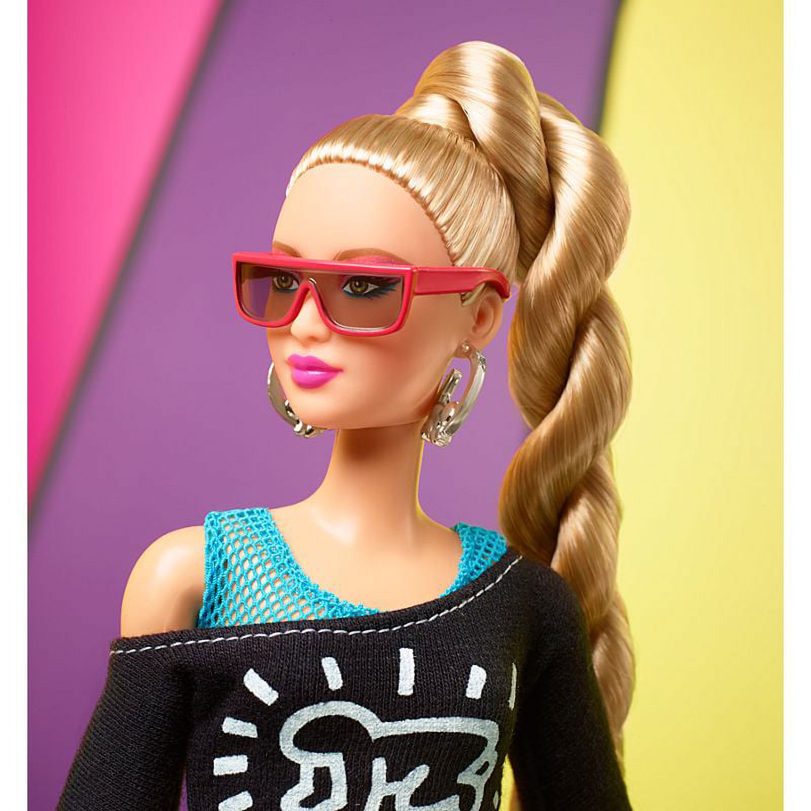 Barbie Collector Keith Haring Doll W Ith Blonde Hair And