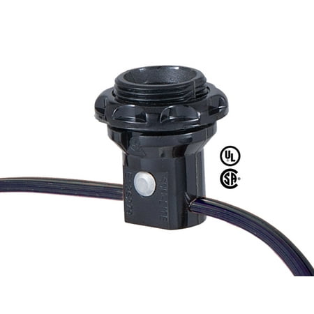 3 Candelabra Sockets - B&P Lamp® 4-light, E12 candelabra socket harness set, each with phenolic ring and 18/2 wire leads
